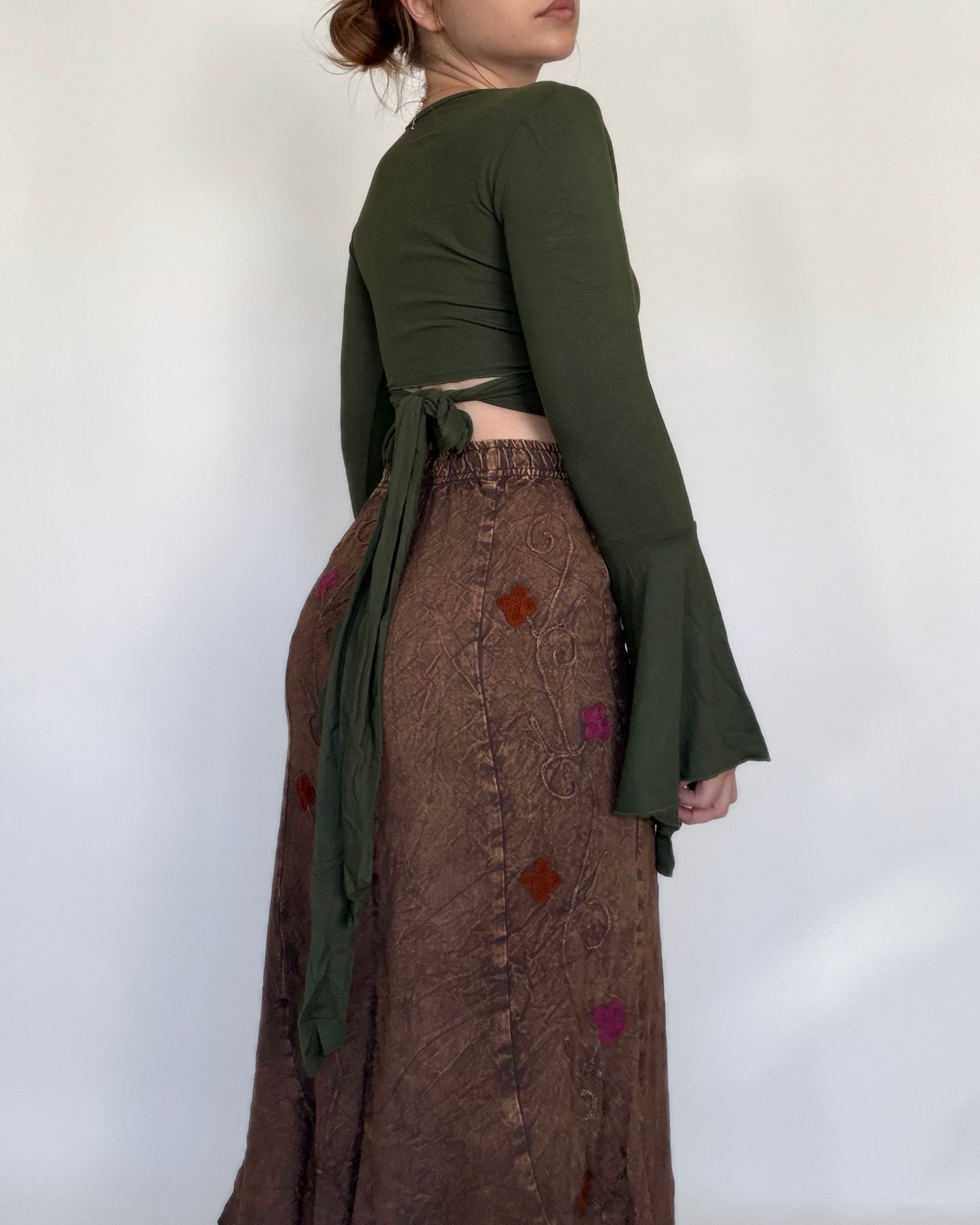 Fia Top - Solid Green