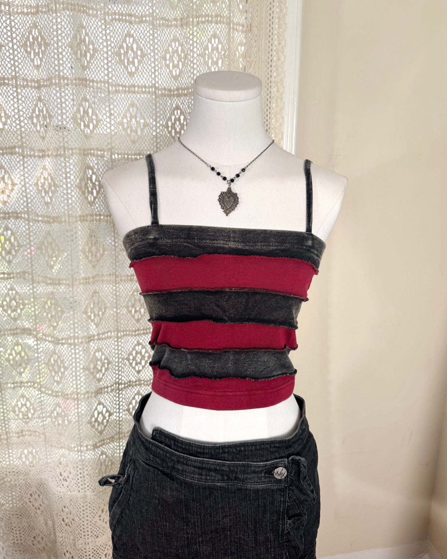 Striped Patchwork Top