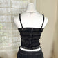 Striped Patchwork Top - Black