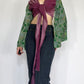 Velvet Vine Wrap Top