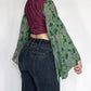 Velvet Vine Wrap Top