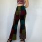 flared hippie sweatpants front