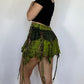 versatile fairy skirt with adjustable waist and length, made from rayon and spandex for boho and whimsical styles back