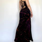 Nebula Dress - Black Purple