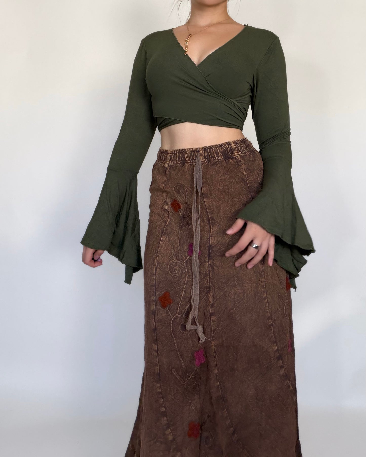 Fia Top - Solid Green