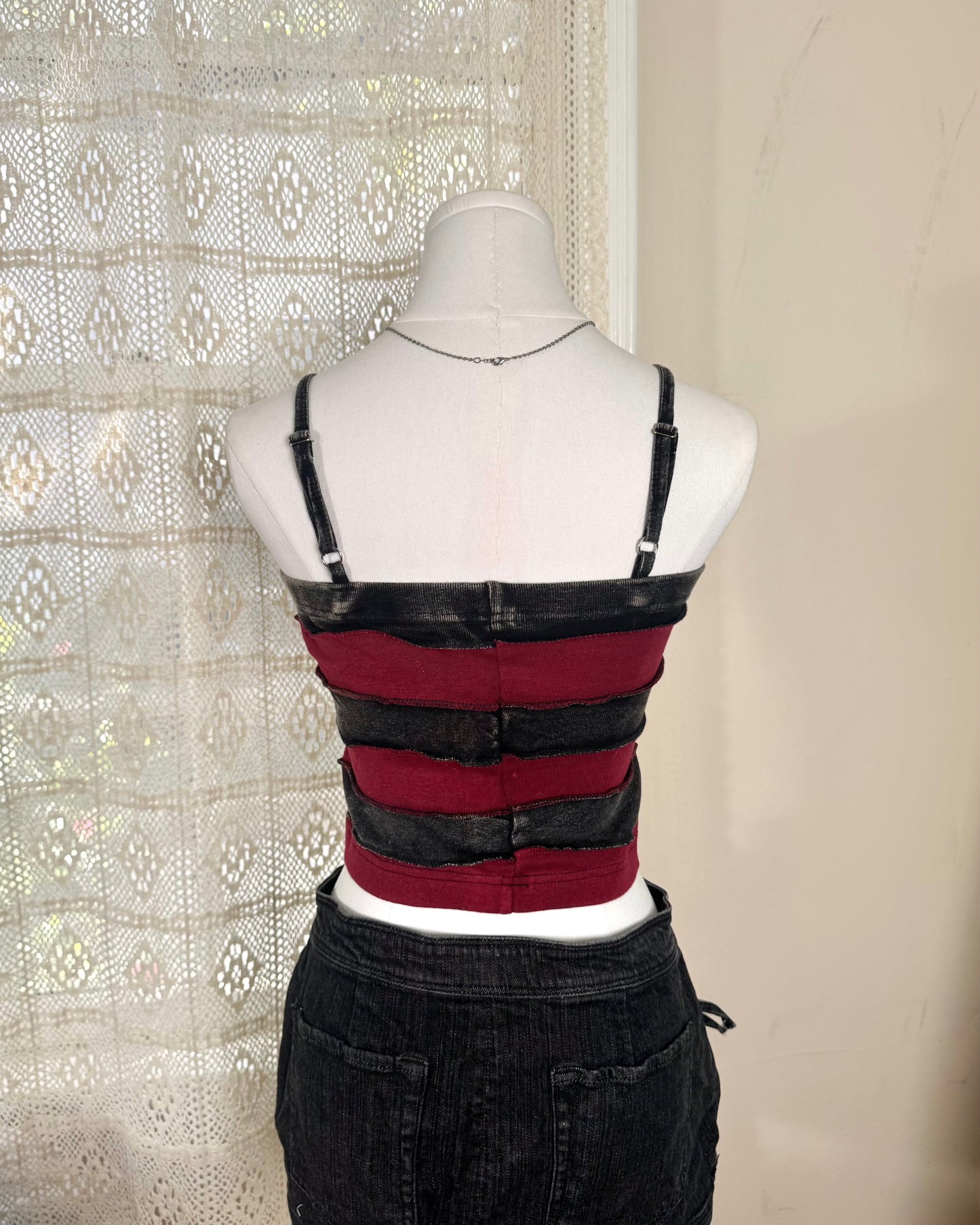 Striped Patchwork Top