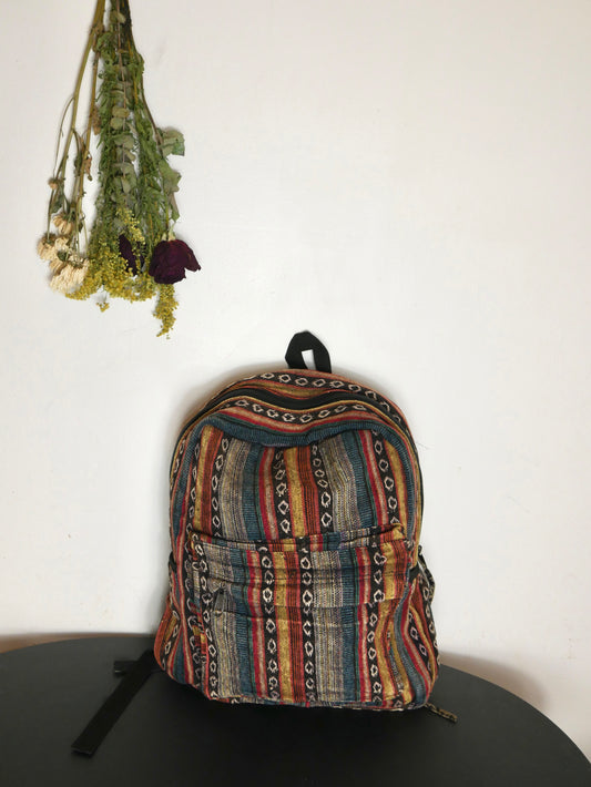 patchwork backpack front