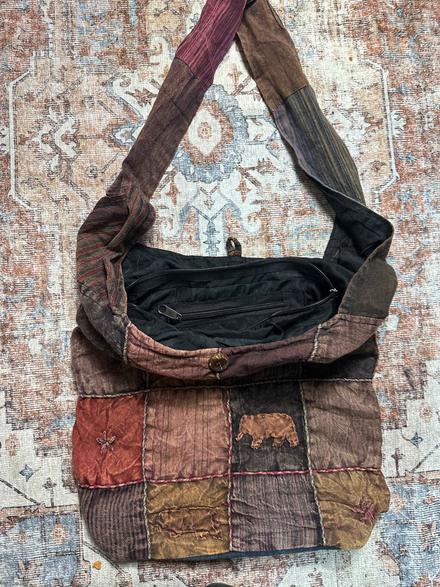 Fern Patchwork Tote Bag