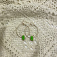 Peridot Goldtone Earrings