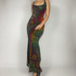 Nebula Dress in Green
