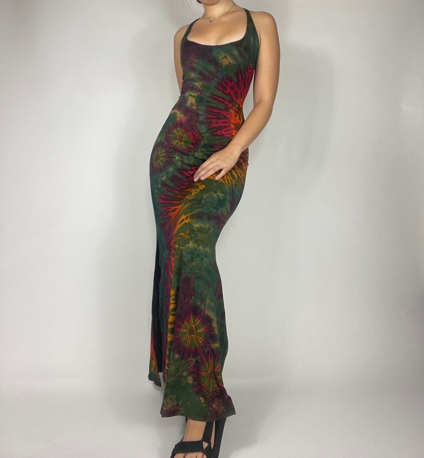 Nebula Dress in Green